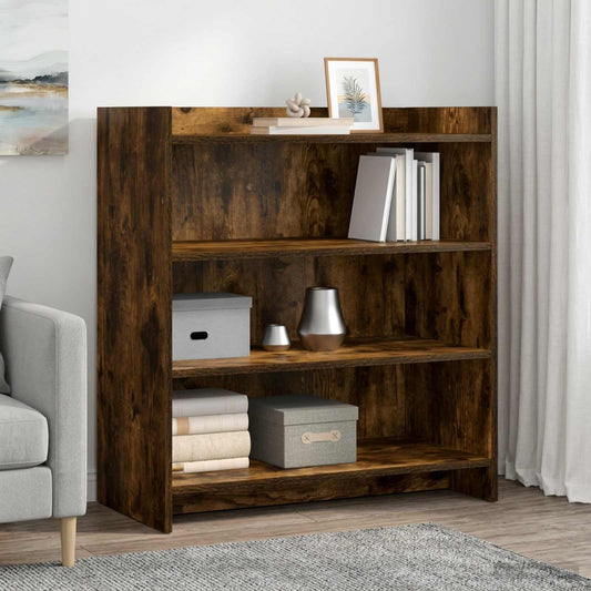 vidaXL Sideboard Smoked Oak 75 x 36 x 80 cm Engineered Wood