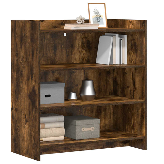 vidaXL Sideboard Smoked Oak 75 x 36 x 80 cm Engineered Wood