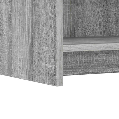 vidaXL Sideboard Grey Sonoma 75 x 36 x 80 cm Engineered Wood
