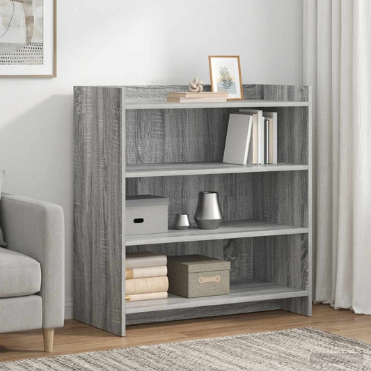 vidaXL Sideboard Grey Sonoma 75 x 36 x 80 cm Engineered Wood