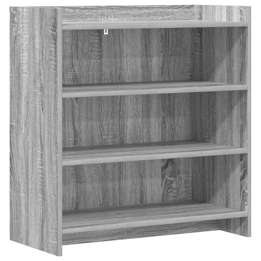 vidaXL Sideboard Grey Sonoma 75 x 36 x 80 cm Engineered Wood
