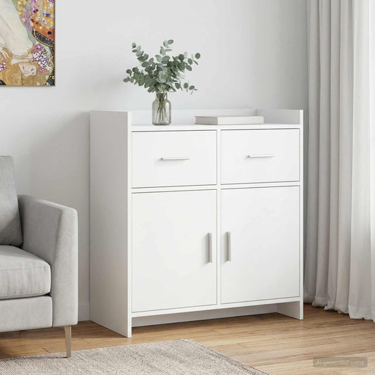 vidaXL Sideboard White 75 x 36 x 80 cm Engineered Wood