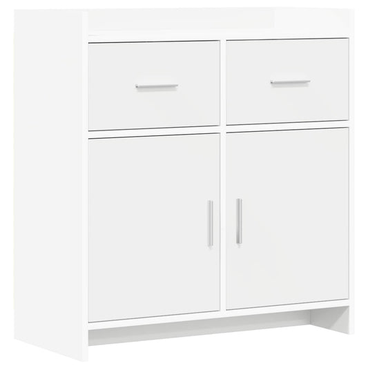 vidaXL Sideboard White 75 x 36 x 80 cm Engineered Wood