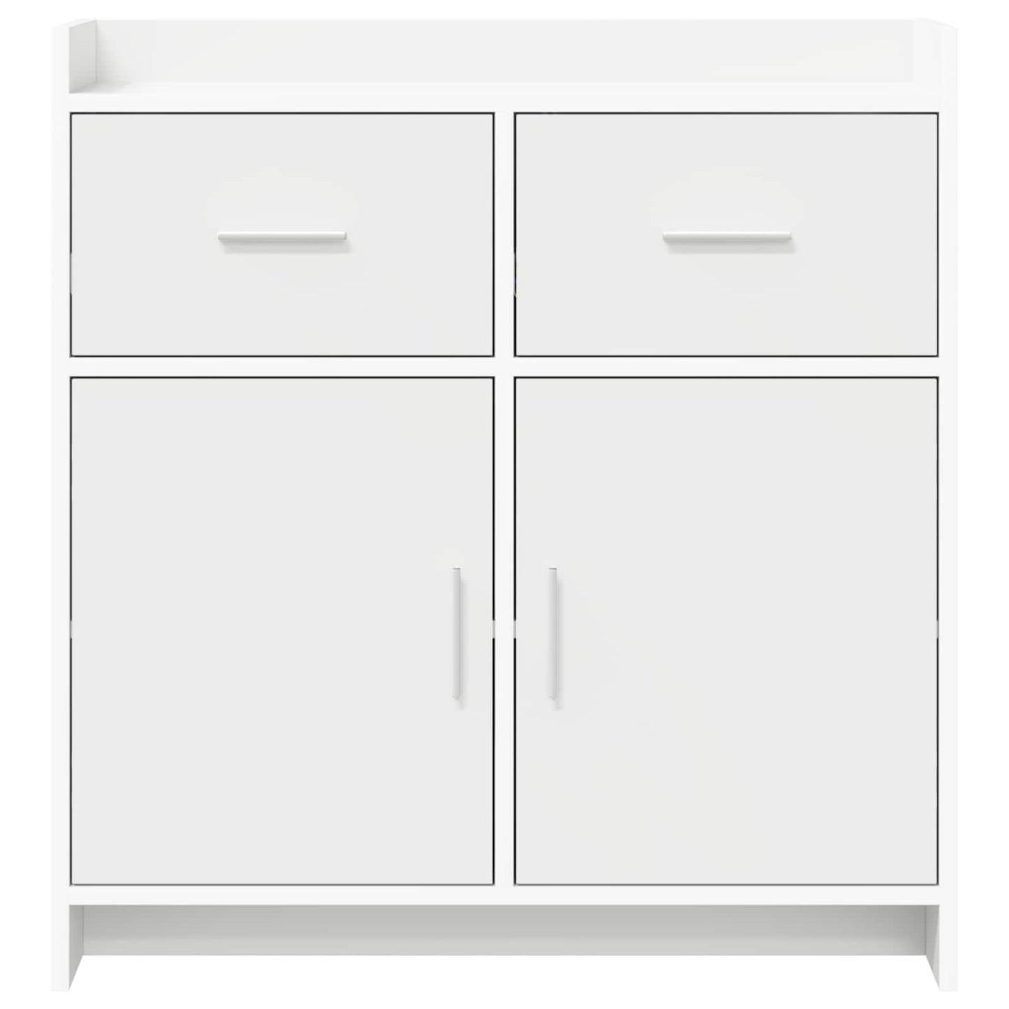 vidaXL Sideboard White 75 x 36 x 80 cm Engineered Wood