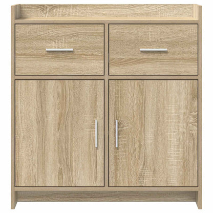 vidaXL Sideboard Sonoma Oak 75 x 36 x 80 cm Engineered Wood