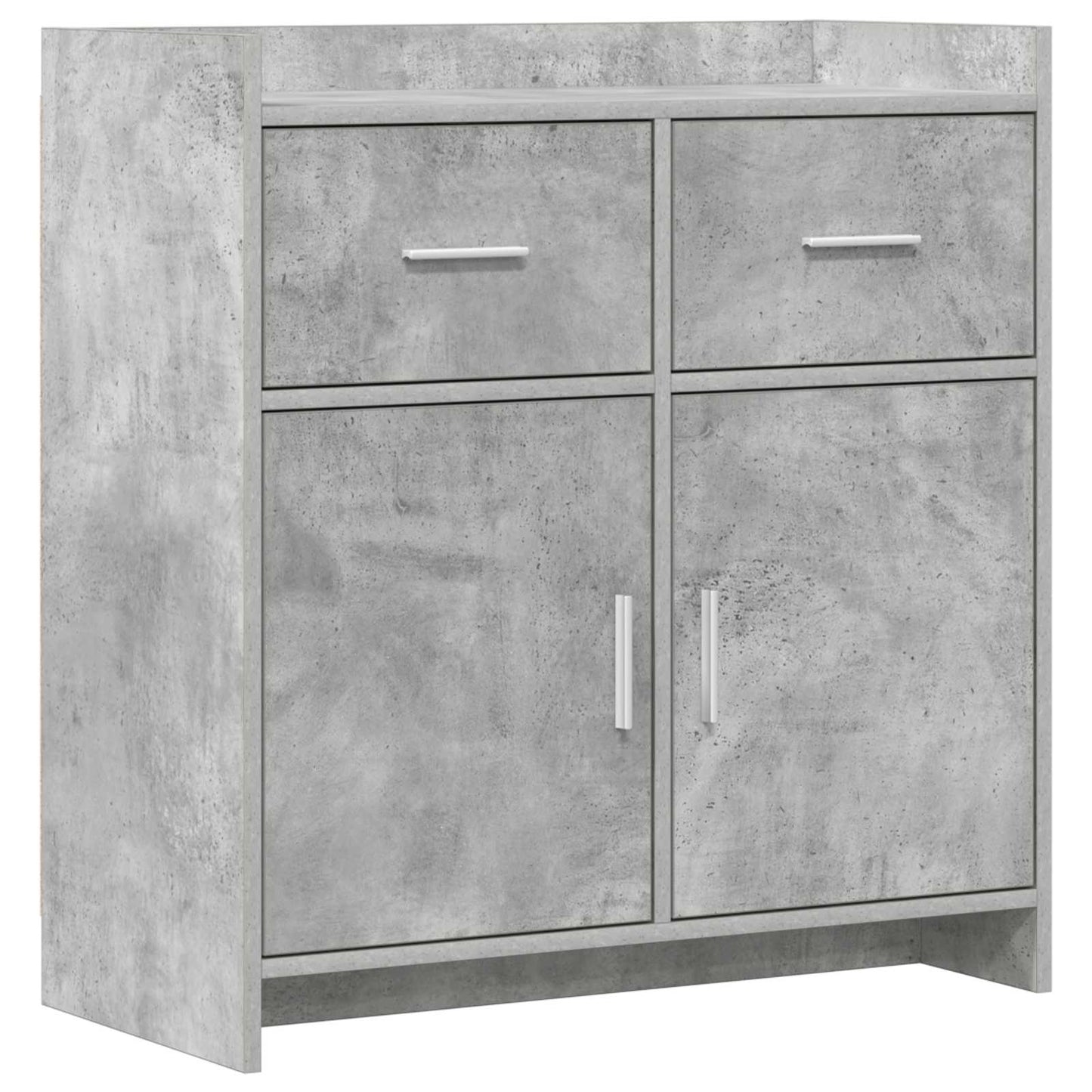 vidaXL Sideboard Concrete Grey 75 x 36 x 80 cm Engineered Wood