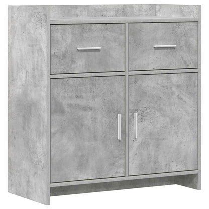 vidaXL Sideboard Concrete Grey 75 x 36 x 80 cm Engineered Wood