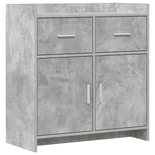 vidaXL Sideboard Concrete Grey 75 x 36 x 80 cm Engineered Wood