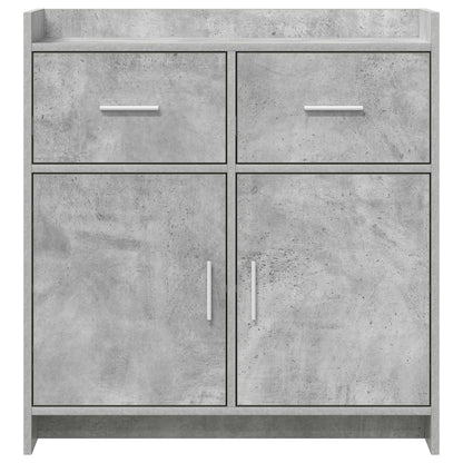 vidaXL Sideboard Concrete Grey 75 x 36 x 80 cm Engineered Wood