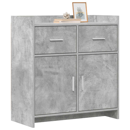 vidaXL Sideboard Concrete Grey 75 x 36 x 80 cm Engineered Wood