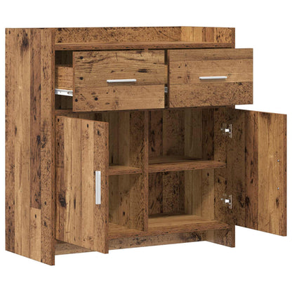 vidaXL Sideboard Old Wood 75 x 36 x 80 cm Engineered Wood