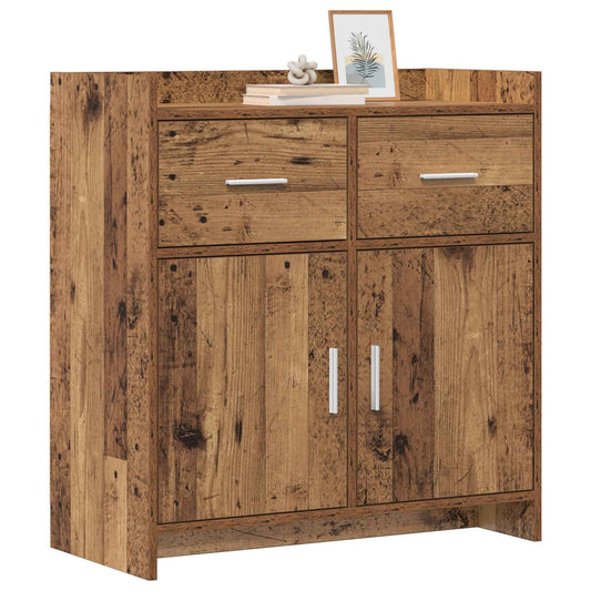 vidaXL Sideboard Old Wood 75 x 36 x 80 cm Engineered Wood