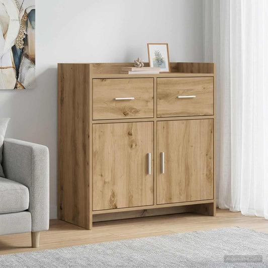 vidaXL Sideboard Artisan Oak 75 x 36 x 80 cm Engineered Wood