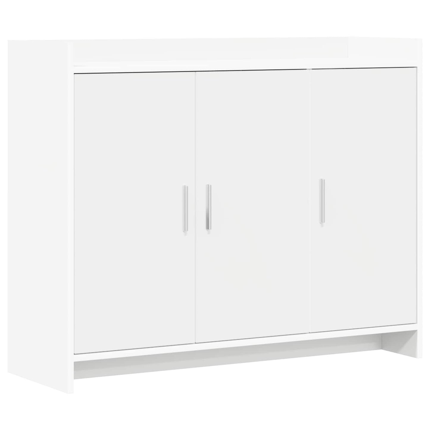 vidaXL Sideboard White 98.5 x 33 x 80 cm Engineered Wood