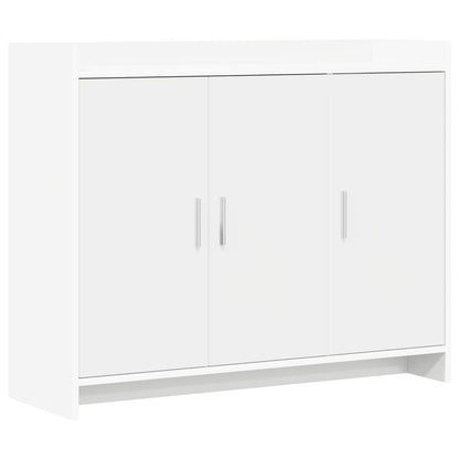 vidaXL Sideboard White 98.5 x 33 x 80 cm Engineered Wood