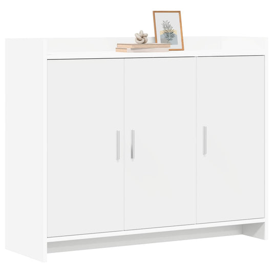 vidaXL Sideboard White 98.5 x 33 x 80 cm Engineered Wood