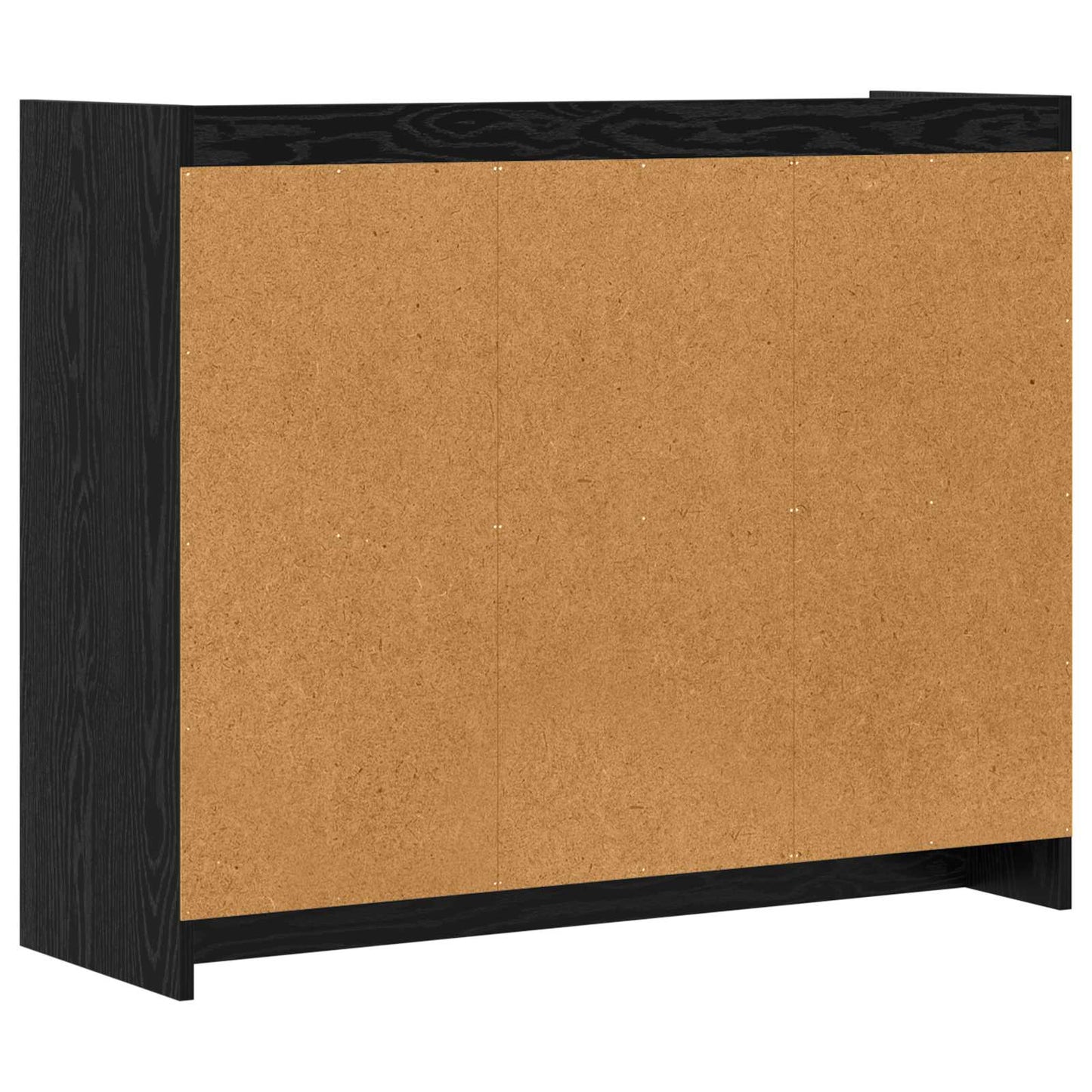 vidaXL Sideboard Black Oak 98.5 x 33 x 80 cm Engineered Wood