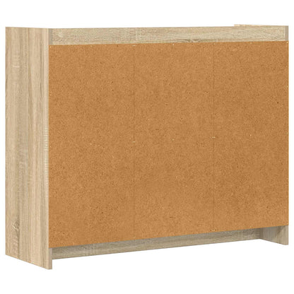 vidaXL Sideboard Sonoma Oak 98.5 x 33 x 80 cm Engineered Wood