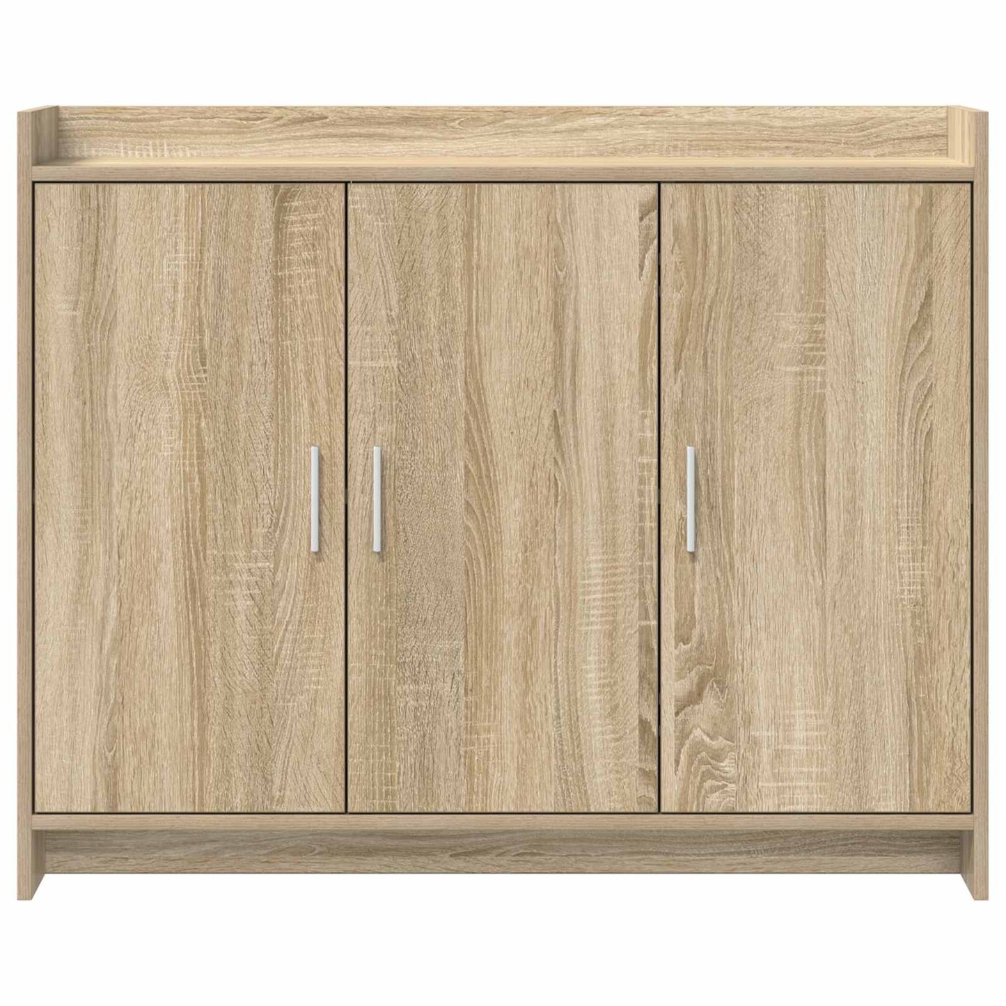 vidaXL Sideboard Sonoma Oak 98.5 x 33 x 80 cm Engineered Wood