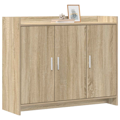 vidaXL Sideboard Sonoma Oak 98.5 x 33 x 80 cm Engineered Wood