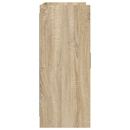 vidaXL Sideboard Sonoma Oak 98.5 x 33 x 80 cm Engineered Wood