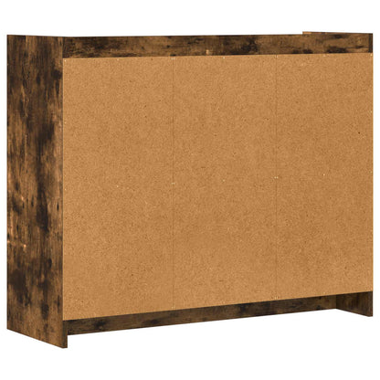 vidaXL Sideboard Smoked Oak 98.5 x 33 x 80 cm Engineered Wood