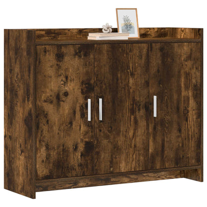 vidaXL Sideboard Smoked Oak 98.5 x 33 x 80 cm Engineered Wood