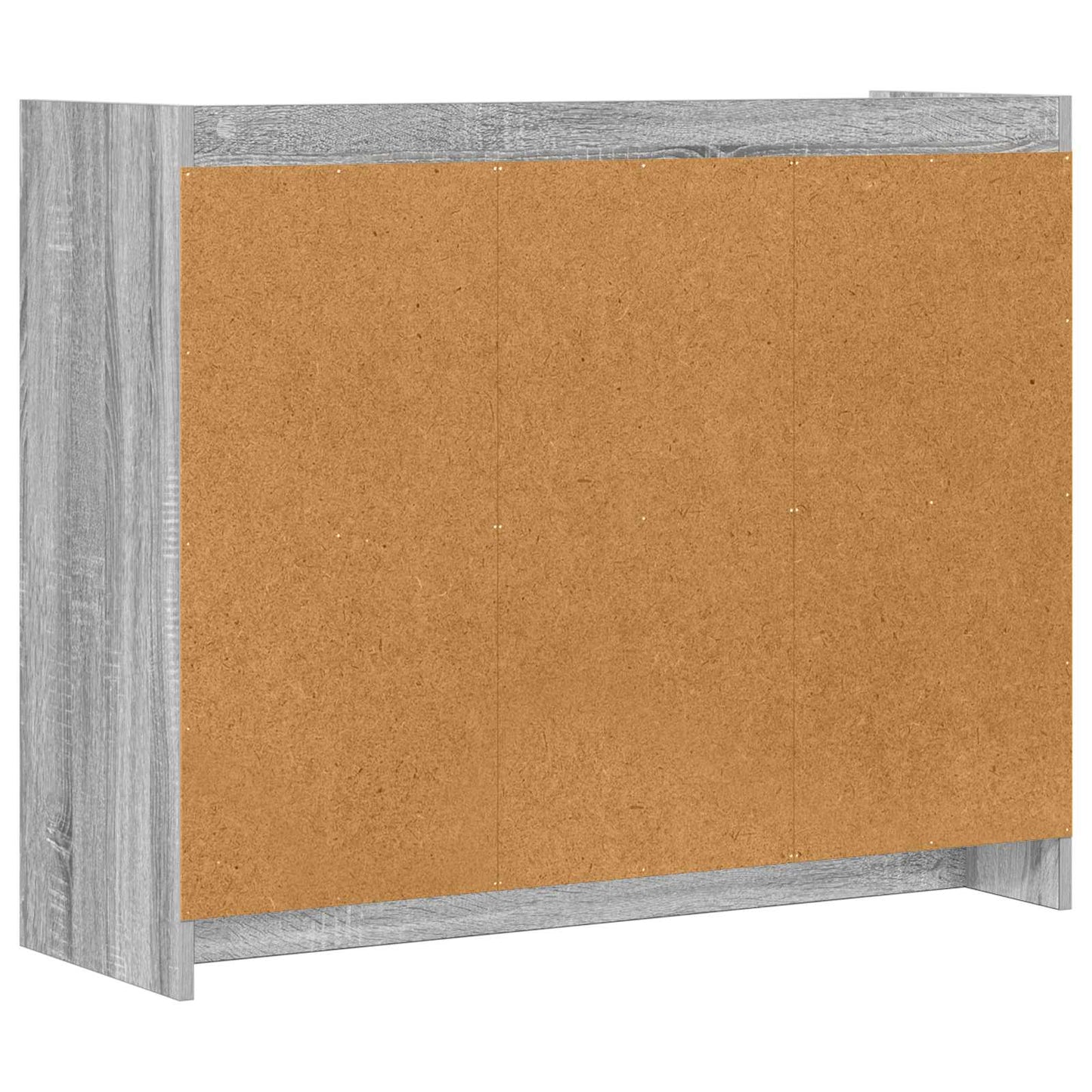 vidaXL Sideboard Grey Sonoma 98.5 x 33 x 80 cm Engineered Wood