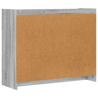 vidaXL Sideboard Grey Sonoma 98.5 x 33 x 80 cm Engineered Wood