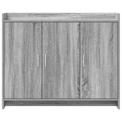 vidaXL Sideboard Grey Sonoma 98.5 x 33 x 80 cm Engineered Wood