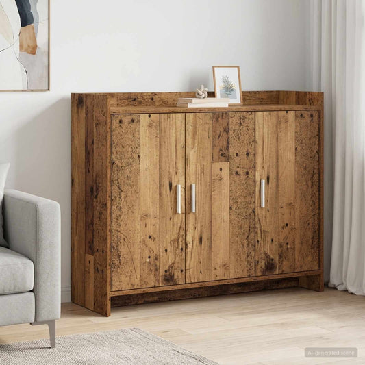 vidaXL Sideboard Old Wood 98.5 x 33 x 80 cm Engineered Wood