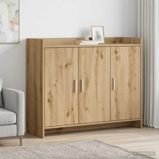 vidaXL Sideboard Artisan Oak 98.5 x 33 x 80 cm Engineered Wood