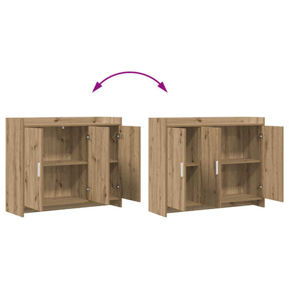 vidaXL Sideboard Artisan Oak 98.5 x 33 x 80 cm Engineered Wood