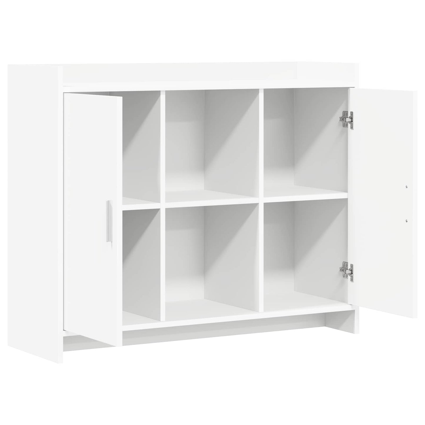 vidaXL Sideboard White 98.5 x 33 x 80 cm Engineered Wood