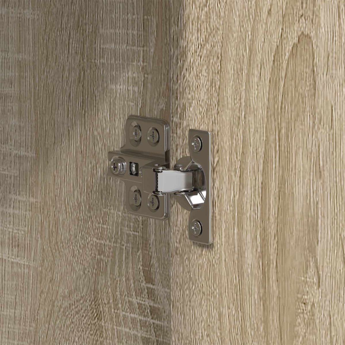 vidaXL Sideboard Sonoma Oak 98.5 x 33 x 80 cm Engineered Wood