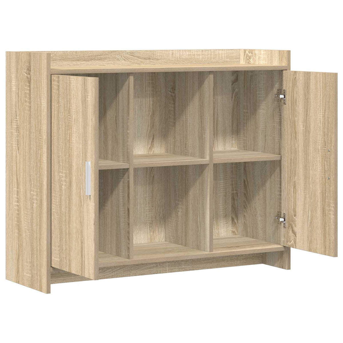 vidaXL Sideboard Sonoma Oak 98.5 x 33 x 80 cm Engineered Wood