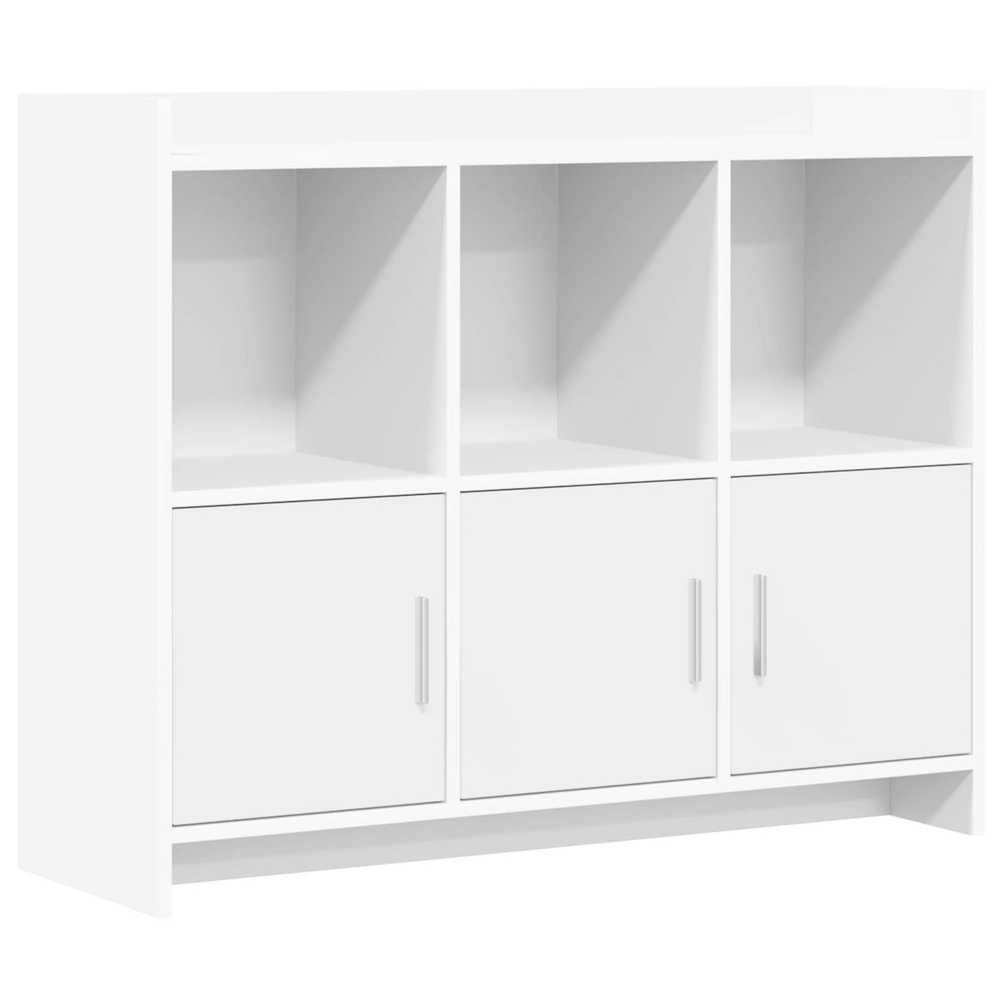 vidaXL Sideboard White 98.5 x 33 x 80 cm Engineered Wood