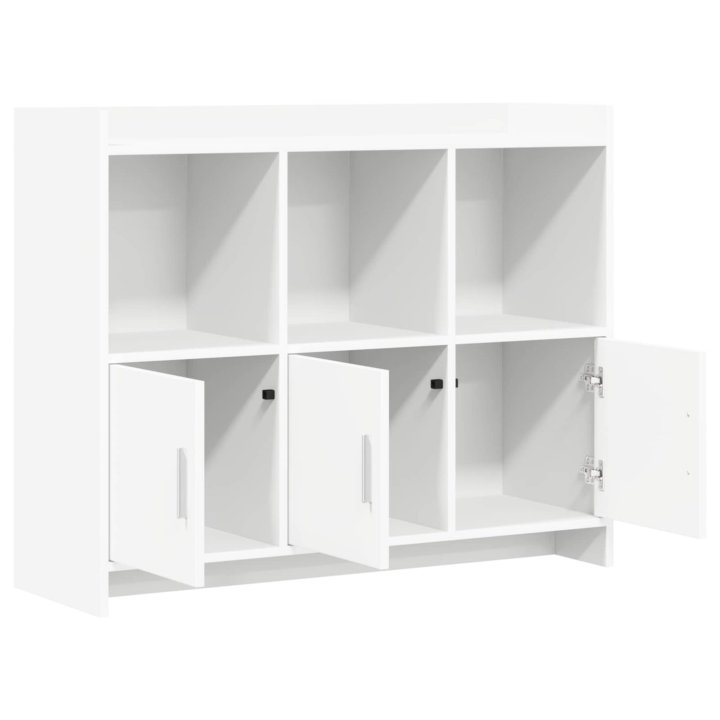 vidaXL Sideboard White 98.5 x 33 x 80 cm Engineered Wood