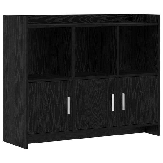 vidaXL Sideboard Black Oak 98.5 x 33 x 80 cm Engineered Wood