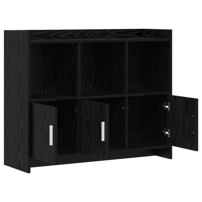 vidaXL Sideboard Black Oak 98.5 x 33 x 80 cm Engineered Wood
