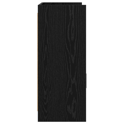 vidaXL Sideboard Black Oak 98.5 x 33 x 80 cm Engineered Wood