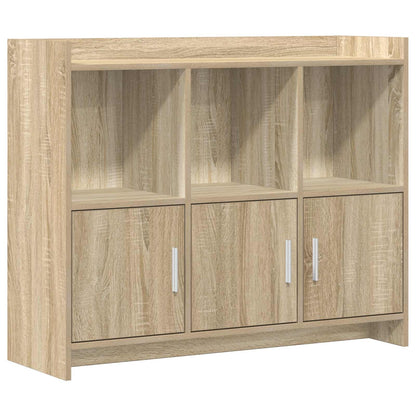 vidaXL Sideboard Sonoma Oak 98.5 x 33 x 80 cm Engineered Wood