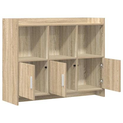 vidaXL Sideboard Sonoma Oak 98.5 x 33 x 80 cm Engineered Wood