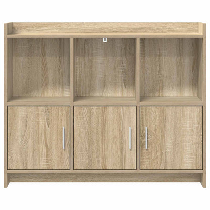 vidaXL Sideboard Sonoma Oak 98.5 x 33 x 80 cm Engineered Wood