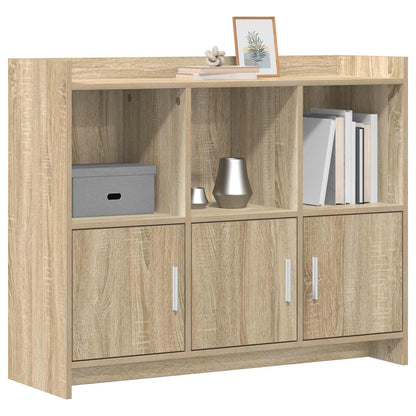 vidaXL Sideboard Sonoma Oak 98.5 x 33 x 80 cm Engineered Wood