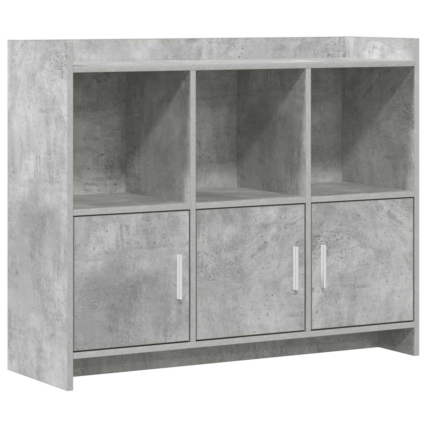 vidaXL Sideboard Concrete Grey 98.5 x 33 x 80 cm Engineered Wood