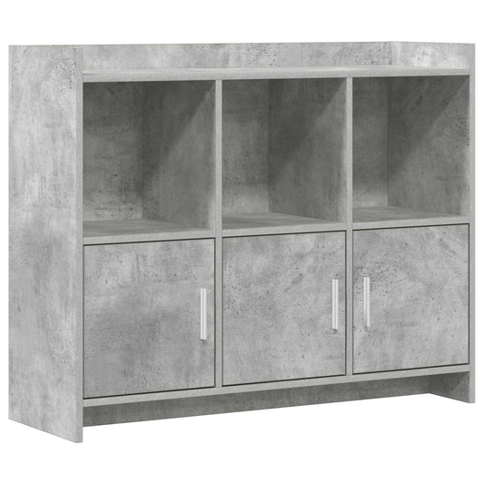 vidaXL Sideboard Concrete Grey 98.5 x 33 x 80 cm Engineered Wood