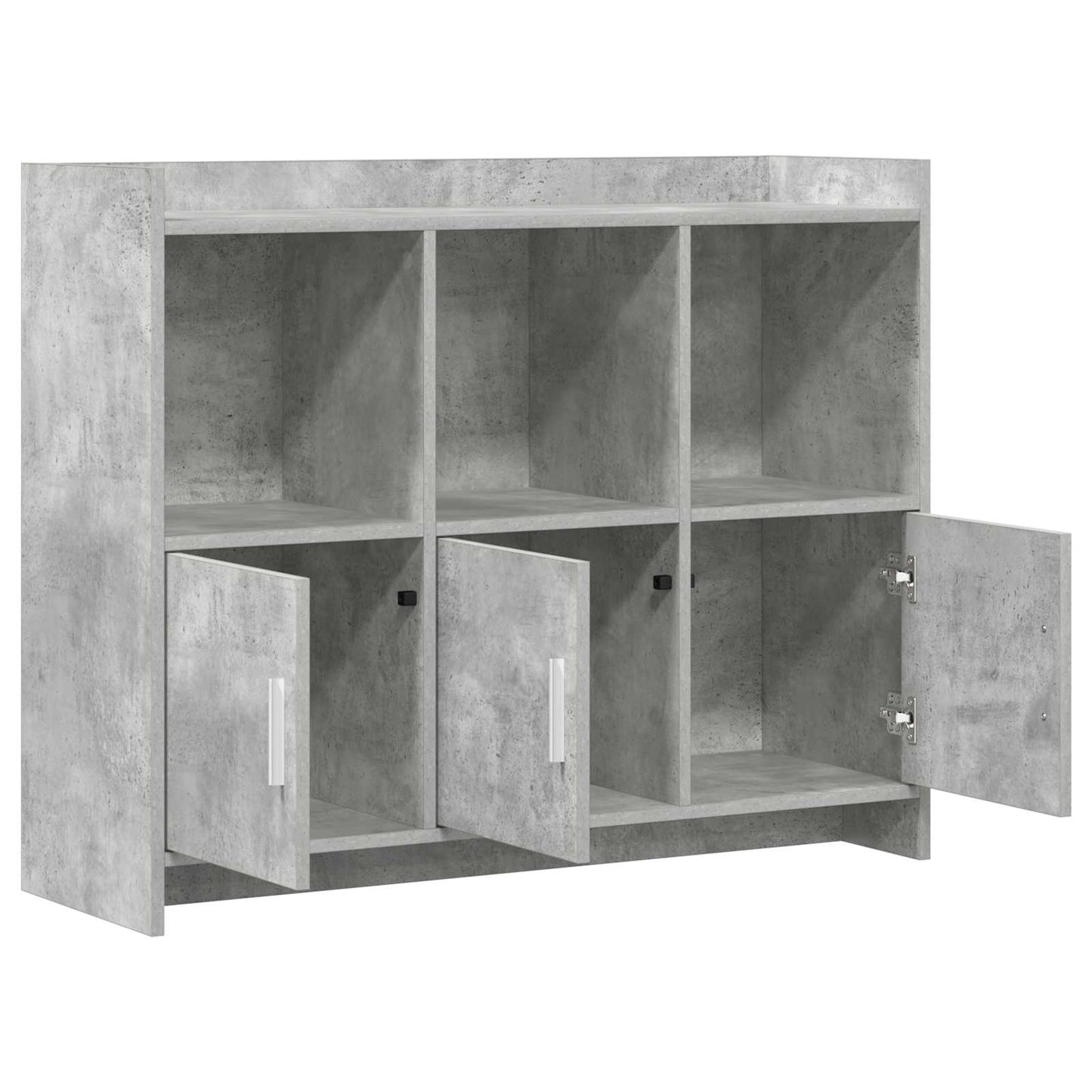 vidaXL Sideboard Concrete Grey 98.5 x 33 x 80 cm Engineered Wood