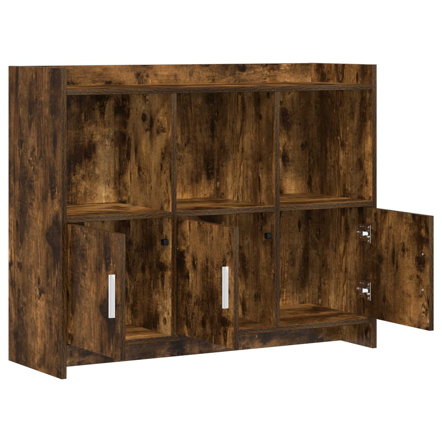 vidaXL Sideboard Smoked Oak 98.5 x 33 x 80 cm Engineered Wood