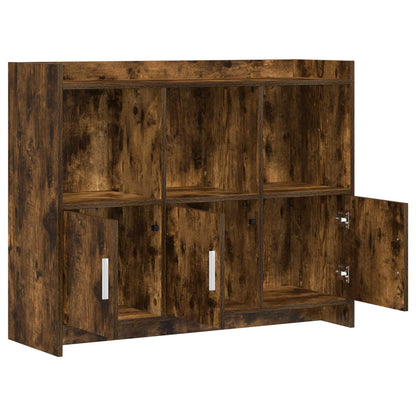 vidaXL Sideboard Smoked Oak 98.5 x 33 x 80 cm Engineered Wood